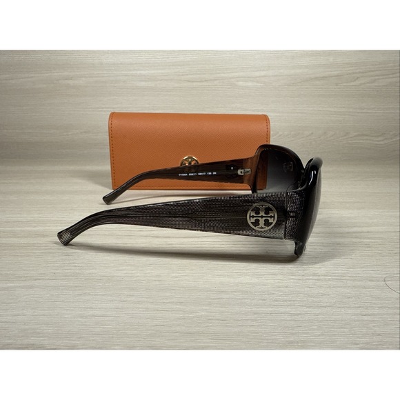 Tory Burch Sunglasses & Case TY7004 508/11 58-17-130 Black Dot Frames - Picture 6 of 9